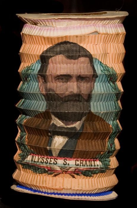 Ulysses Grant paper lantern, 1868
